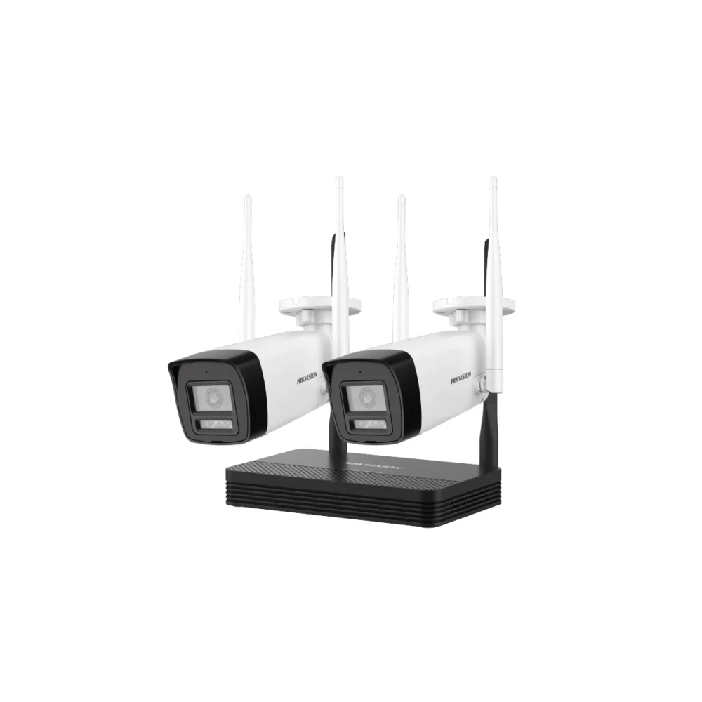 Kit WiFi Cámaras 4MPX Bullet Hikvision Easy Link NKS424W0H